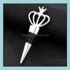 Bar Tools Diamond Crown Wine Stopper Sier Stoppers Home Kitchen Tool Metal Seal Wedding Guest Gifts Rre13435 Drop Delivery Garden Di Otfja
