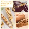 Full Body Massager Wooden Roller Wood Gua Sha Therapy Massage Tool for Release Cellulite Sore Muscle Blasting Pain Relief 230113