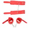 Bondage Woman Sex Lingerie Leather Whip Flogger Plush Handcuffs Slave Exotic Accessories Toys For Couples Games 230113