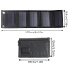 Solar Panels Solar Panel 12W Solar Folding Bag Charger Waterproof Lightweight Efficient SunPower Solar Cells for Outdoor Camping Hiking Phone 230113
