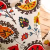 Nappe de table coton lin tissu couverture soleil fleur haute qualité siège coussin ensemble nappes National moderne Style1