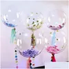 Party Decoration Transparent Bobo Bubble Balloon With Pump 1824Inch 20Pcs Clear Inflatable Air Helium Globos Wedding Birthday Drop D Dhx5D