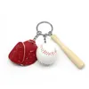 Party Favor Ups Creative Key Chain Sac Pendentif Baseball Trois pièces Coffret Jeux de sport Souvenir Drop Livraison Maison Jardin Festif Dhqyf