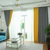 Rideau {byetee} rideaux de couleur unie pour salon jaune gris cuisine chambre personnaliser rideaux de fenêtre finis