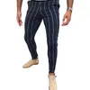 Pantaloni da uomo Uomo Casual a righe Social Jogger Sport Fitness Pantaloni sportivi Pantaloni lunghi Maschile Streetwear Moda Traspirante All-match