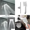 Bathroom Shower Heads 30X30Cm Showerheads 12 Inch Square Rainfall Head Trathin Rain Faucet Head1 Drop Delivery Home Garden Faucets S Dhswm