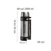 Mugs Water Bottles Thermos Cup 68 Ounce Stainless Vacuuminsated Beverage Bottle Vacuum Flask With Wide Mouth Drop Delivery Home Gard Dhemh