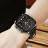 Wristwatches Men Sports Watch Square Fashion Students Couple Luxury Leather Causal Dating Male Female Watches