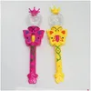 Favor de festas a favor da novidade por atacado Kids Light Flashing Princess Fairy Magic Wand Sticks Girls Cheer Supplies1 Drop Delivery Home Garden F Dhafn