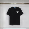 Camiseta casual branca preta para homens camisetas mulheres com cartas de verão masculino mulher designer camiseta de manga curta de mangas curtas