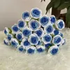 Decorative Flowers High-level Sense Knitted Flower DIY Simulation Homemade Woven Rose Bouquet Valentine's Romantic Idea Gifts