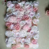 Fiori decorativi SPR 3D di alta qualità Artificiale Rose Peony Flower Wall Sfondo di nozze Disposizioni per eventi per feste