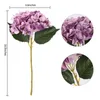 Decoratieve bloemen kransen paarse zijde hydrangea kunstmatige realistische boeket voor bruiloftsfeestdecor huis decoraties decoratief