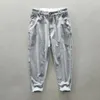 Men's Pants Fashion Denim Men Cotton Japan Korean Style Gray Blue Black Jeans Casual Loose Trousers For Male 2023 Spring