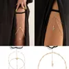 Anklets Thigh Chains Jewelry for Women Sexy Leg Fashion Snake Pearl Pendant Tassel Gold Chain