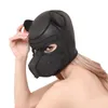 Caschi da sci Colore Cosplay Gioco di ruolo Maschera per cani Skullies Berretti Imbottito in lattice di gomma Cucciolo Testa piena con orecchie