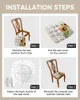 Chair Covers Retro Wood Sunflower Elasticity Cover Office Computer Seat Protector Case Home Kitchen Dining Room Slipcovers