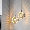 Hängslampor moderna lyxiga kristalllätt säng ljuskrona lampa för sovrum matbord barnrum kök hängande dekor