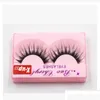 Falska ögonfransar 100 Supernatural Lifelike Handmade Eyelash 3D Strip Mink Lashes Tjock Fake Faux Makeup Beauty Drop Delivery Health Ey Dhugk