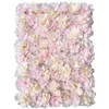 Dekorative Blumenkränze, künstliche weiße rosa Dali-Blume, Wanddekoration, getrocknete Hochzeitskulisse, Pavillon-Ecken, Heim-Party-Deko