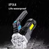 Flashlights Torches 7LED Super Bright Ultra Powerful Led Torch Light Rechargeable COB Side Lights Outdoor Adventure Portable