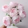 Decoratieve bloemen Mylidurerende pioenen Rose Real Touch Artificial Peony Home Living Room Decor Bruiloft Party Party Bloemarrangement