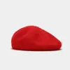 Berets Autumn Winter Solid Color Beret Painter Hat Octagonal Cap For Women And Girl 21