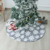 Decorações de Natal Tree Salia Snowflake Piso de tapete de tapete de tapete de tape