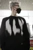 Felpe con cappuccio da uomo Uomo Donna 1: 1 Top Version ALYX T Shirt Top Tee 1017 9SM Graffiti Inkjet Logo T-shirt a maniche lunghe funzionale