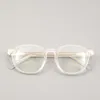 Solglasögon Frames 2023 unisex anti-Blue Light Computer Glasses Women's Fashion Acetate Frame Retro Round Anti-Ey trötthet Män