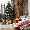 주오르 크리스마스 사슴 담요 휴일 휴일 레드 크리스마스 장식 프린트 프린트 담요 플러시 침대 소파 거실 소파 의자를위한 따뜻한 던지기 담요 (50 "x 60")