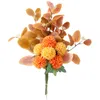 Dekorativa blommor Simulering Bukett bord Floral Art Flower Sen är en vardagsrum Dekorator Fake Holding Pography Props