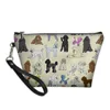 Cosmetic Bags Case Women Makeup For Poodle Printing Bag Organizer Wash Kit Ladies Custom Box