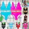 Kvinnor Bras s￤tter badkl￤der Push Up Bikinis Bandage Bikini Set Swimsuit Sexig Beachwear Bathing Suit