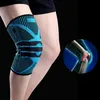 Podkładki kolanowe Elbow Sport Protektor Brace Silikon Spring Anticollision Wsparcie koszykówki Kopite Elastyczne rękaw