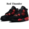 2023 4 Chaussures de basket-ball pour hommes Femmes 4s Military Black Cat Sail Red Thunder White Oreo Cactus Jack Blue University Infrared Cool Grey Grey Mens Sports Sneakers
