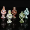 Narguilés US couleur verre bulle carb cap filature boule ronde bouchons OD 25mm dôme pour xl quartz banger ongles conduites d'eau en verre