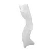 Smyckespåsar bystörhängen Holder Organiser Glossy White Harts Display Mannequin Stand för utställning