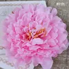 Fiori decorativi Fiore di peonia artificiale 10 pezzi Bouquet da sposa rosa Decorazione ghirlanda da parete per la casa Ghirlanda con testa finta