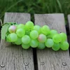 Party Decoration Grapes Fruit Artificial Realistic Clusters Pretend Toys Vinesbunch Decorative Ornament Fake Simulation Cluster Bundles