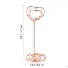 Party Decoration Holder Table Holders Poplace Stand Number Clip Name Picture Menu Clips Wedding Memo Cards Heart Paper Note Shaped D Dh8Ne