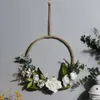 Decorative Flowers Flower Garland Artificial Wreaths Easter Decoration Summer Wreath On The Door Wedding Farmhouse Home Decor