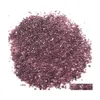 Objets décoratifs Figurines 100G Grenat Rouge Quartz Cristal Poli Pierre Gravier Gemme Guérison Tumbled Chips Écrasé Spécimen Dhov7