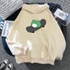 Kvinnors hoodies tröjor våren skateboard grodor överdimensionerade tröjor män och harajuku varm pullover kvinnors koreansk stil