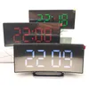 Bordklockor Elektronisk väckarklocka Nödlös design Digital stor displayspegel för äldre 17 x7,2 x3,1 cm Tre färger kan vara