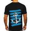 Herrar t shirts 2023 sommar 3dt skjorta street mode personlighet trend tryckt stor storlek lös rund krage pullover t-shirt