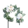 Decora￧￣o de partido arco cen￡rio de fundo colorf colorf simting de casamento elegante arranjo de parede artificial FLUXO DROW DOURNHO HOME JARDIM FE DHO97