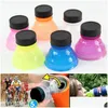 Drinkware Lid Ups Reusable Food Grade Plastic Clear Soda Can Lids Ers Bottle Saver Topper Caps Picnic Accessories Fits Standard Drop Dhmhu