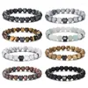 Strand 8mm Gorgeous Semi-Precious Gemstones Bracelets Men Women Healing Crystal Stretch Beaded Bracelet Unisex Jewelry