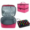 Storage Bags Nail Polish Bag Double Layer Large Capacity Manicure Tools Portable Travel Carrying Holder